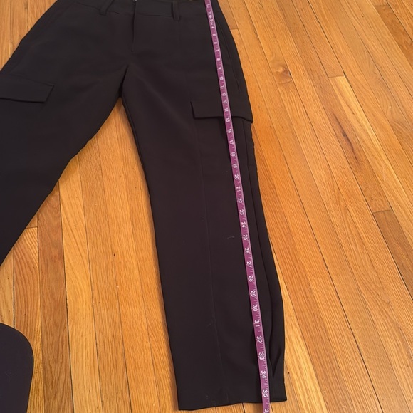Sanctuary Polished Cargo mid rise relaxed Black Cargo Pants for Women size 25 - Picture 7 of 8